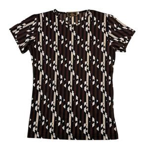 Fendi vintage 1990s T-shirt features a vertical Zucca FF logo